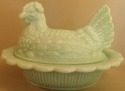 Hen on Nest 6 Inch