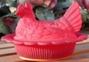 Hen on Nest 6 Inch