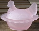 Hen on Nest 3 Inch Salt