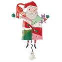 Allen Designs 6015364N Crazy Cat Santa Clock