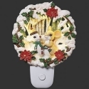 Charming Tails 160106N Mouse Wreath Nightlight