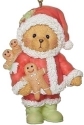 Cherished Teddies 133476 Annual Santa Suit Ornament Dated 2020 Christmas Bear