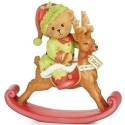Cherished Teddies 136032 Lucas Rocking Horse Dated New for 2023 Annual Christmas Figurine