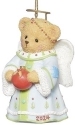 Cherished Teddies 137978N Annual Angel Bell Ornament Dated 2024 Christmas Bear