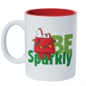 Peanuts by Department 56 6015936N Be Sparkly Be Bright Mug