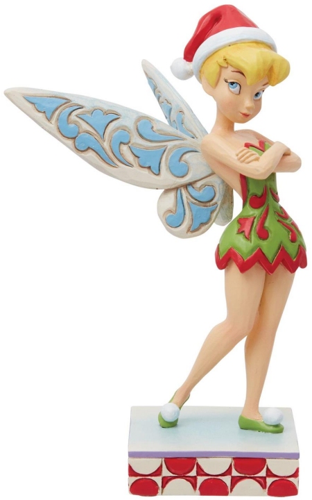 Disney Traditions By Jim Shore 6013063 Tinkerbell Christmas Personality Pose Figurine