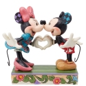 Jim Shore Disney 6014335 Mickey and Minnie with Heart Figurine