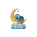 Jim Shore Disney 6016334 Stitch and Scrump on LED Moon Figurine