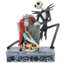 Jim Shore Disney 6016594N Nightmare Jack and Sally Gravestone Figurine