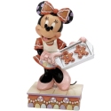 Jim Shore Disney 6016881N Minnie with Gingerbread Cookies Figurine