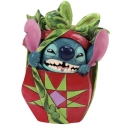 Jim Shore Disney 6016884N Stitch Tearing Open Christmas Present Figurine