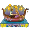 Disney Traditions by Jim Shore 6016897N Tangled Boat with LED Lanterns Figurine