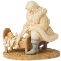 Foundations 6016861N Santa with Baby Jesus Figurine