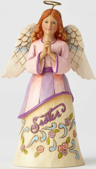 Jim Shore 4057687 Pint Sister Angel Figurine Collectible