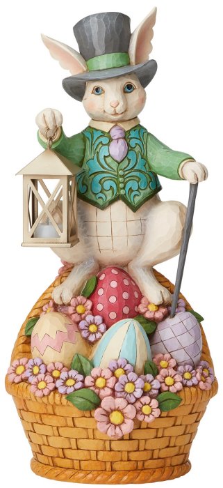 Jim Shore 6005918 Easter Bunny Statue Collectible Gift