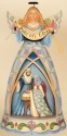 Jim Shore 4012663 Angel and Holy Family Figurine