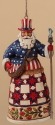 Jim Shore 4026272 American Santa Ornament