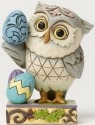 Jim Shore 4051404 Easter Owl Mini Figurine