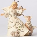 Jim Shore 4053693 Woodland Angel Animals Figurine