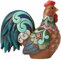 Jim Shore 4055062 Sitting Rooster Min Figurine