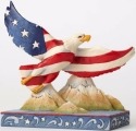 Jim Shore 4056949 Flag Eagle Figurine