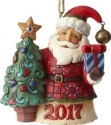 Jim Shore 4059775 Crystal Santa Dated Ornament