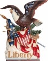 Jim Shore 6001085 Musical Patriotic Eagle