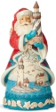 Jim Shore 6004023 Coastal Santa Lighthouse Figurine