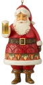 Jim Shore 6004304 Craft Beer Santa Ornament