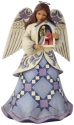 Jim Shore 6008922 Angel Holding Nativity Figurine