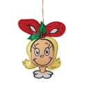 Jim Shore Dr Seuss 6014116 Felt Cindy Lou Ornament