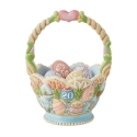 Jim Shore 6014433 20th Annual Easter Basket Figurine