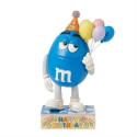 Jim Shore 6016119 M and Ms Blue Character Figurine