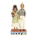 Jim Shore 6016176N Adam and Barbara Scary Masks Figurine