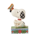 Jim Shore Peanuts 6016264N Snoopy Butterfly on Nose Figurine