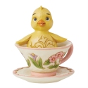 Jim Shore 6016367 Chick in Teacup Mini Figurine