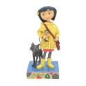 Jim Shore 6016421N Coraline in Yellow Raincoat Figurine