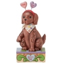 Jim Shore 6016436 Cute Dog with Message Figurine