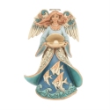 Jim Shore 6016522N Angel Holding Shell Figurine