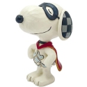 Jim Shore Peanuts 6016581N Snoopy Superhero Mini Figurine