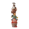 Jim Shore 6016631 Harvest Critters Stacked Figurine