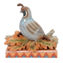 Jim Shore 6016632N Quail on Leaves Figurine