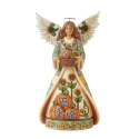 Jim Shore 6016633 Harvest Angel with Sunflower Figurine