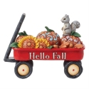 Jim Shore 6016634 Harvest Wagon with Pumpkins Figurine