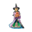 Jim Shore 6016638 Witch Holding Pumpkin Figurine