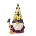 Jim Shore 6016639 Wizard Gnome with LED Hat Figurine