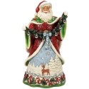 Jim Shore 6017000 Collectors Edition Large Santa Figurine