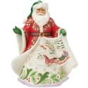 Jim Shore 6017001 Santa Winter Scene Musical Figurine