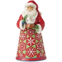 Jim Shore 6017003N Santa Holding Snowman Figurine