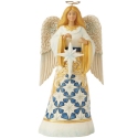 Jim Shore 6017006N Blue and Gold Angel Figurine